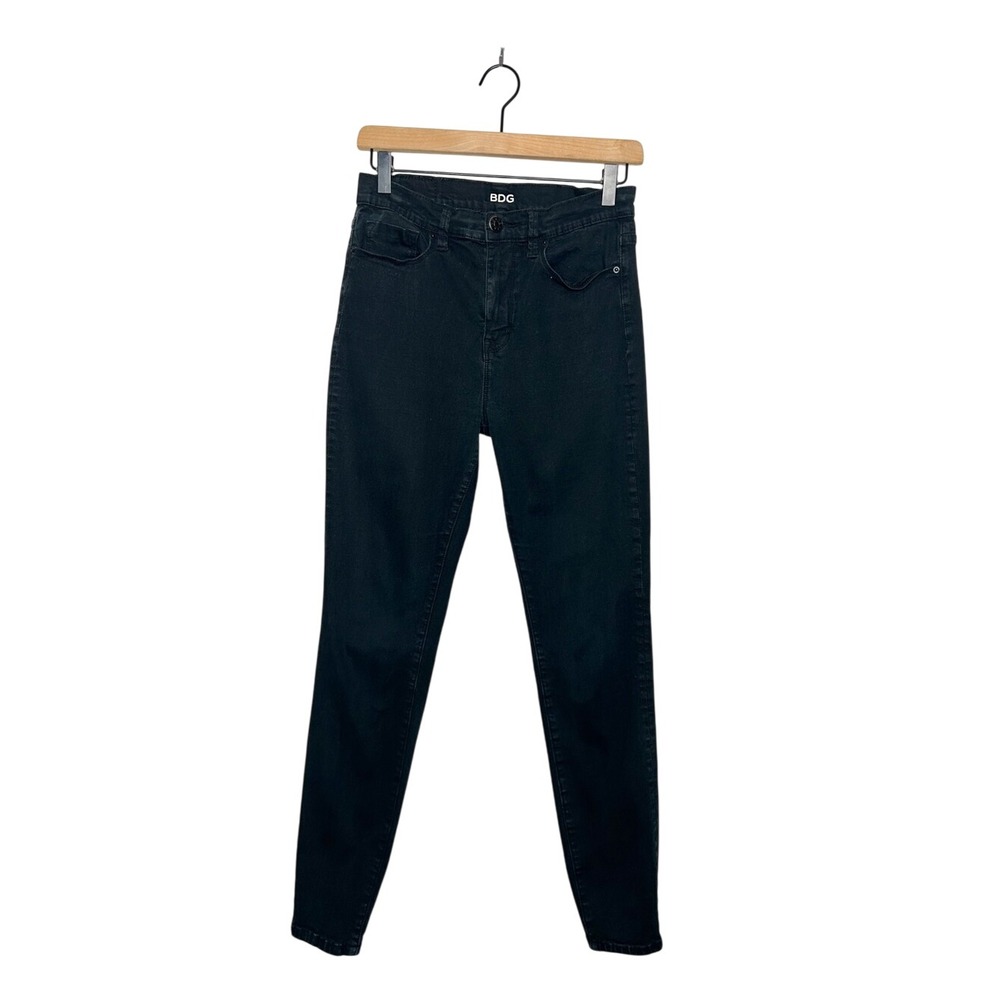 BDG Urban Outfitters Womens High Rise Twig Ankle Skinny Jeans Black 28